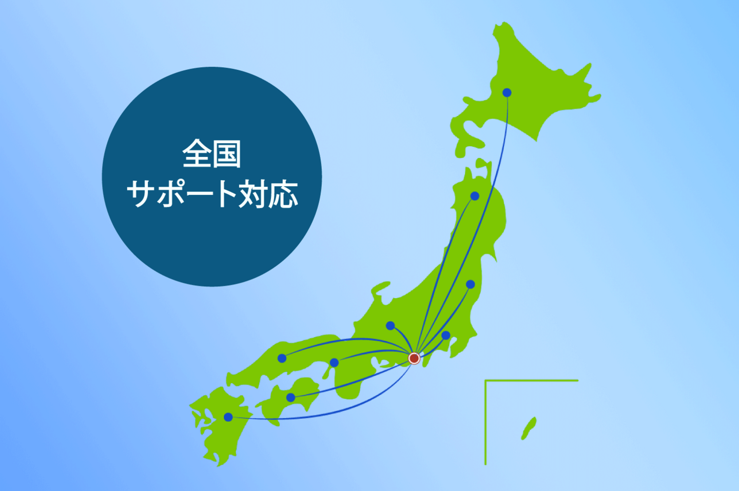 全国サポート対応